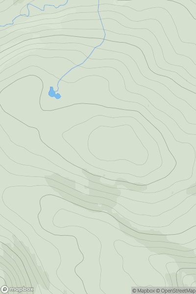 Thumbnail image for Cnoc na Gaoithe [Killilan to Inverness] showing contour plot for surrounding peak